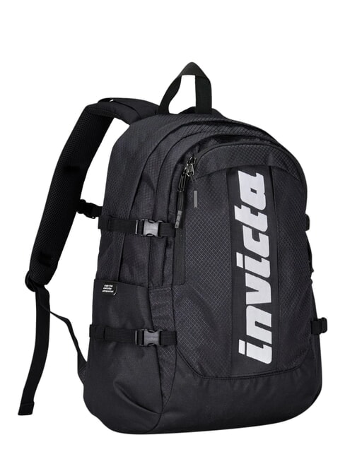 INVICT-ACT PLUS FIBRA OTTICA Sac &agrave; dos pour ordinateur portable 14" Noir - Sacs &agrave; dos pour l'&Eacute;cole & les Loisirs