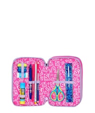 SJGANG FANTASYS GIRL Trousse &agrave; crayons &agrave; 3 fermetures &eacute;clair lilas doux - &Eacute;tuis et Accessoires - 5