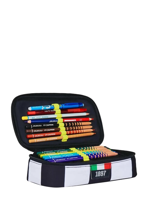 MAGIC GOAL Trousse Juventus, &eacute;tui rapide RAYURE NOIR / BLANC - &Eacute;tuis et Accessoires