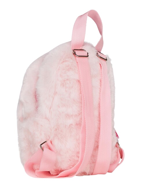 PLUSHY ANIMALS Mini sac &agrave; dos en fourrure poup&eacute;e rose - Sacs &agrave; dos pour l'&Eacute;cole & les Loisirs