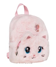 SJGANG PLUSHY ANIMALS Mini sac &agrave; dos en fourrure poup&eacute;e rose - Sacs &agrave; dos pour l'&Eacute;cole & les Loisirs - 3