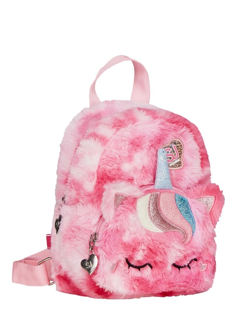 PLUSHY ANIMALS Mini sac &agrave; dos en fourrure FOR&Ecirc;T RAY&Eacute;E NOIRE - Sacs &agrave; dos pour l'&Eacute;cole & les Loisirs