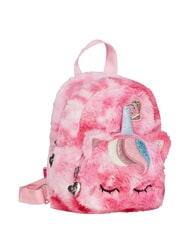 SJGANG PLUSHY ANIMALS Mini sac &agrave; dos en fourrure FOR&Ecirc;T RAY&Eacute;E NOIRE - Sacs &agrave; dos pour l'&Eacute;cole & les Loisirs - 3