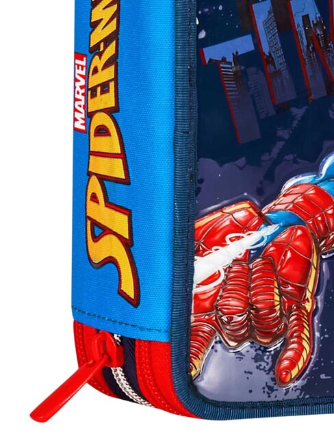 HANG TIME Trousse &agrave; crayons &agrave; 3 fermetures &eacute;clair bleu clair - &Eacute;tuis et Accessoires