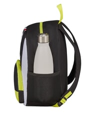 JUVENTUS ASILO Sac &agrave; dos Juventus RAYURE NOIR / BLANC - Sacs &agrave; dos pour l'&Eacute;cole & les Loisirs - 3