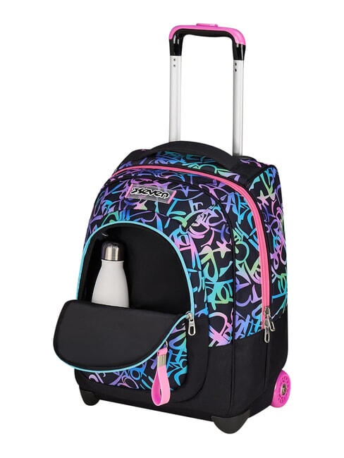 SPRINKLING Sac &agrave; dos trolley &agrave; 2 roues, fixe fuxiafluo - Sacs &agrave; dos &agrave; roulettes