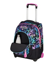 SEVEN SPRINKLING Sac &agrave; dos trolley &agrave; 2 roues, fixe fuxiafluo - Sacs &agrave; dos &agrave; roulettes - 5