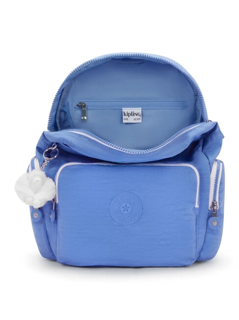 CITY ZIP S Sac &agrave; dos avec rabat cocktail bleu - Sacs pour Femme