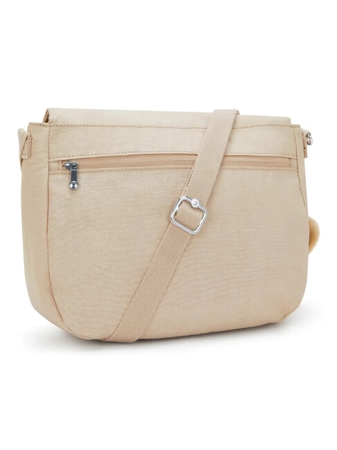 EARTHBEAT M sac bandouli&egrave;re beige paillet&eacute; - Sacs pour Femme