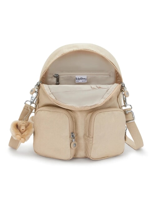 FIREFLY UP CONVERTIBLE Sac &agrave; dos beige paillet&eacute; - Sacs pour Femme