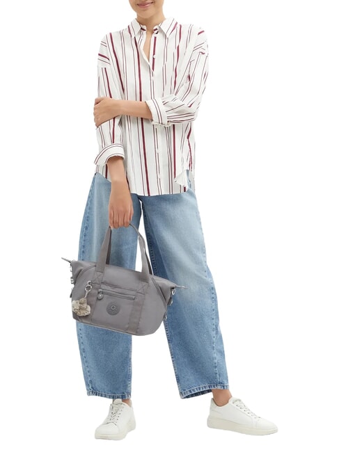 ART MINI Sac &agrave; main / bandouli&egrave;re gris accueillant - Sacs pour Femme