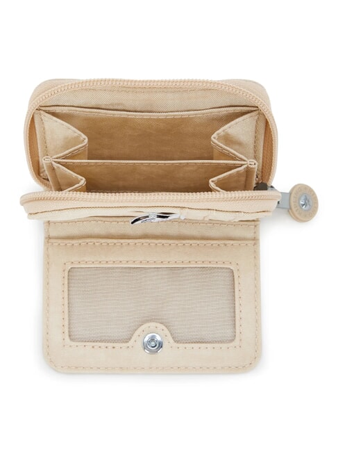 TOPS Petit portefeuille beige paillet&eacute; - Portefeuilles Femme