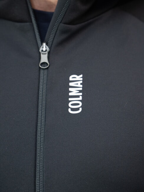 ACTIVE MOVEMENT Sweatshirt &agrave; capuche noir - Pulls molletonn&eacute;s