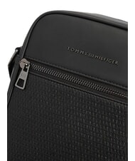 TOMMY HILFIGER TH WOVEN Petit sac avec poche le noir - Sacs en Bandouli&egrave;res pour Homme - 4