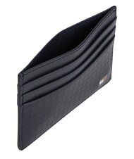 TOMMY HILFIGER TH EMBOSSED Porte-cartes de cr&eacute;dit en cuir bleu de l'espace - Portefeuilles Homme - 3