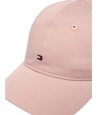 TOMMY HILFIGER TH FLAG Casquette &agrave; visi&egrave;re rose brumeux - Bonnets - 3