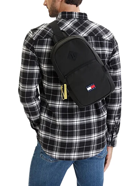 TJ DAILY ELEVATED Pochette &agrave; bandouli&egrave;re le noir - Sacs banane