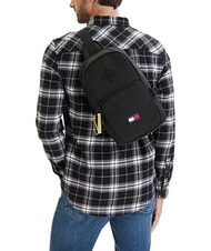 TOMMY HILFIGER TJ DAILY ELEVATED Pochette &agrave; bandouli&egrave;re le noir - Sacs banane - 2