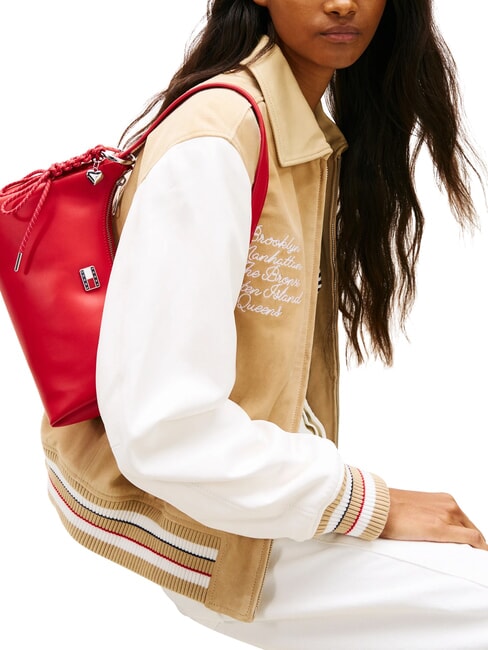 TJ CITY CHARM sac bandouli&egrave;re rouge saphir - Sacs pour Femme