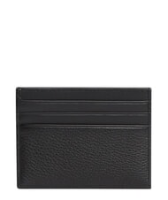 TOMMY HILFIGER TH CENTRAL Porte-cartes de cr&eacute;dit en cuir le noir - Portefeuilles Homme - 2