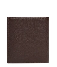 TOMMY HILFIGER TH CENTRAL Portefeuille et porte-cartes en cuir caf&eacute; en grains - Portefeuilles Homme - 2