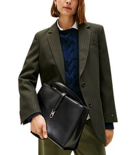 TOMMY HILFIGER TH LIBRE Sac &agrave; main, taille moyenne le noir - Sacs pour Femme - 8