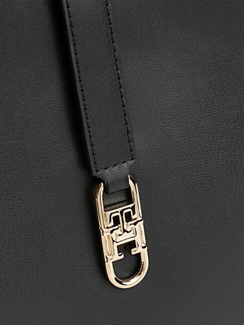 TH LIBRE Sac &agrave; main, taille moyenne le noir - Sacs pour Femme