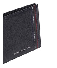 TOMMY HILFIGER TH CENTRAL Portefeuille avec porte-cartes, en cuir bleu de l'espace - Portefeuilles Homme - 4
