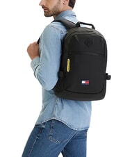 TOMMY HILFIGER TJ DAILY ELEVATED Sac &agrave; dos le noir - Sacs &agrave; dos pour l'&Eacute;cole & les Loisirs - 2