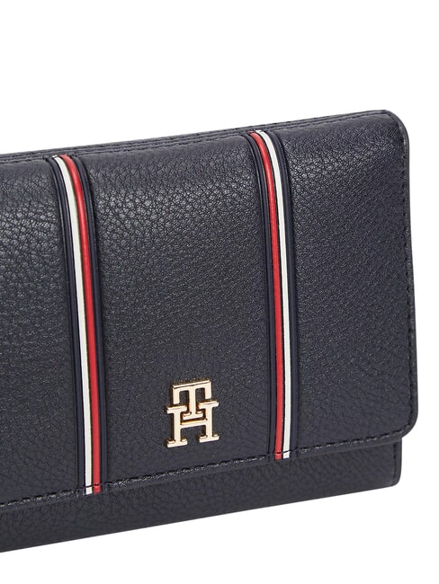 TH ICON Portefeuille &agrave; trois volets bleu de l'espace - Portefeuilles Femme