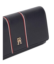 TOMMY HILFIGER TH ICON Grand portefeuille &agrave; rabat bleu de l'espace - Portefeuilles Femme - 3