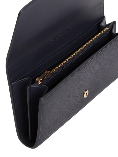 TH ICON Grand portefeuille &agrave; rabat bleu de l'espace - Portefeuilles Femme