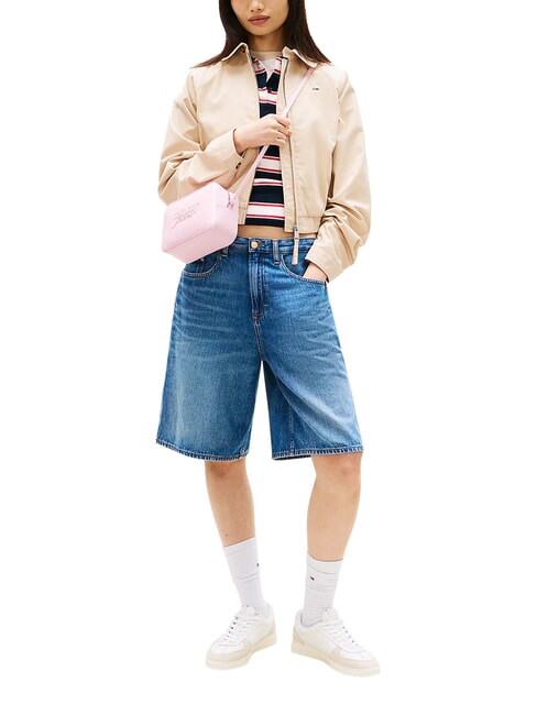 TJ MUST Mini sac bandouli&egrave;re rose poussi&egrave;re de perle - Sacs pour Femme