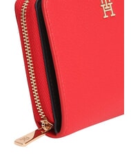 TOMMY HILFIGER TH ICON Portefeuille moyen, fermeture &eacute;clair rouge primaire - Portefeuilles Femme - 6