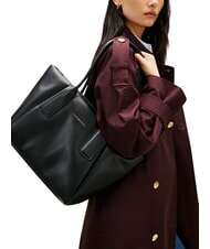 TOMMY HILFIGER TH ESSENTIAL sac bandouli&egrave;re le noir - Sacs pour Femme - 2