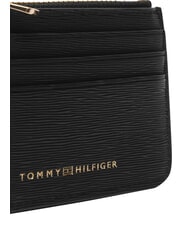 TOMMY HILFIGER TH MODERN titulaire de carte de cr&eacute;dit le noir - Portefeuilles Femme - 4