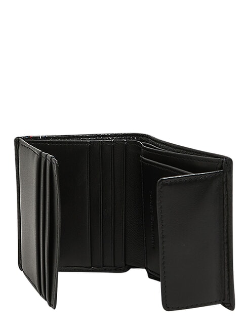 TH CENTRAL Portefeuille et porte-cartes en cuir le noir - Portefeuilles Homme