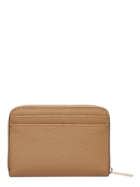 TH MODERN portefeuille compact &agrave; fermeture &eacute;clair toile safari - Portefeuilles Femme