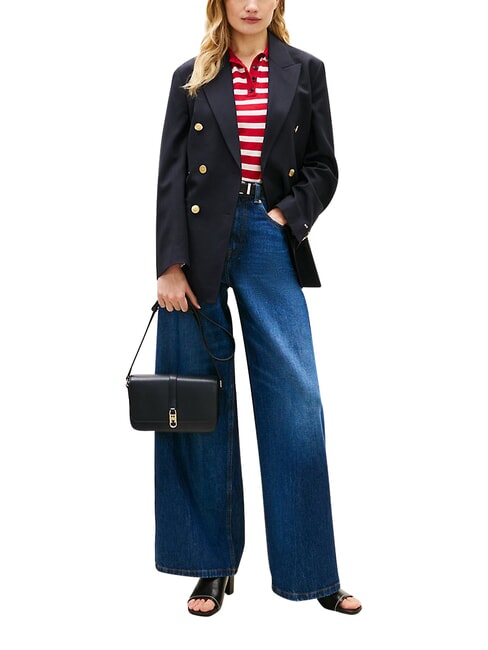 TH LIBRE sac bandouli&egrave;re bleu de l'espace - Sacs pour Femme