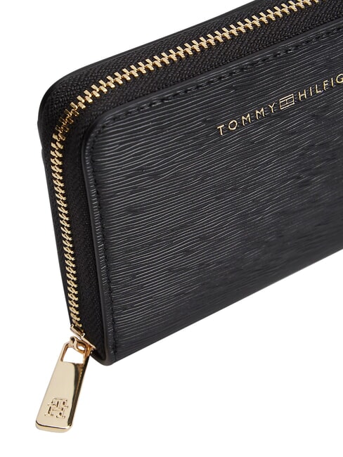 TH MODERN portefeuille compact &agrave; fermeture &eacute;clair le noir - Portefeuilles Femme