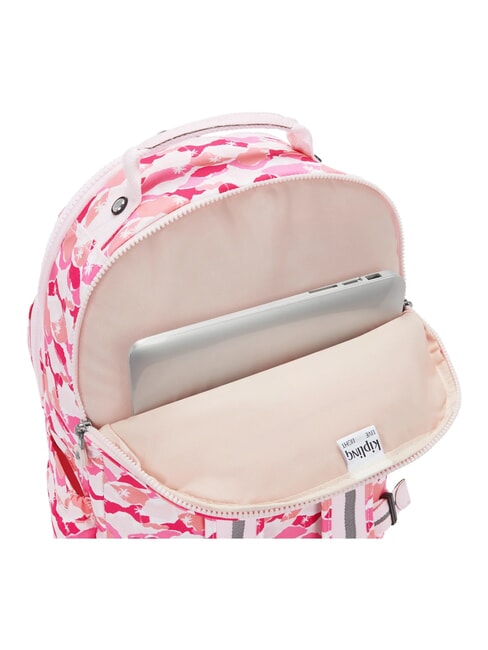 SEOUL LAP Sac &agrave; dos avec poche pour ordinateur portable 15" palmier rose - Sacs &agrave; dos pour l'&Eacute;cole & les Loisirs