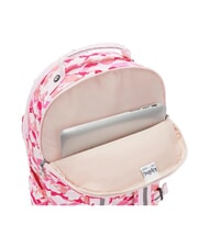 KIPLING SEOUL LAP Sac &agrave; dos avec poche pour ordinateur portable 15" palmier rose - Sacs &agrave; dos pour l'&Eacute;cole & les Loisirs - 3