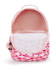 KIPLING SEOUL LAP Sac &agrave; dos avec poche pour ordinateur portable 15" palmier rose - Sacs &agrave; dos pour l'&Eacute;cole & les Loisirs - 4