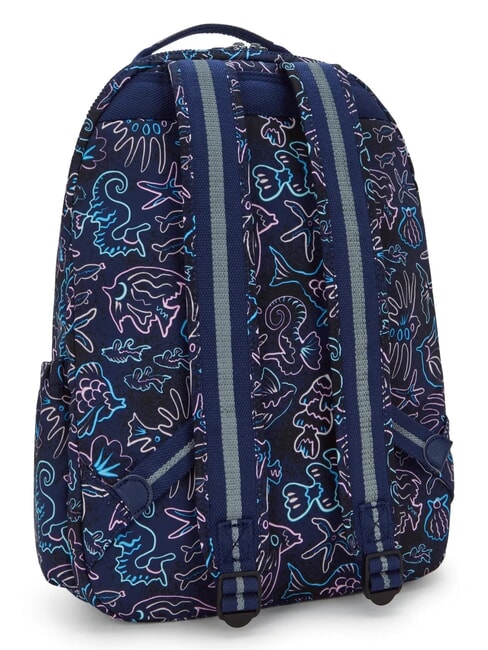 SEOUL LAP Sac &agrave; dos avec poche pour ordinateur portable 15" poisson disco - Sacs &agrave; dos pour l'&Eacute;cole & les Loisirs