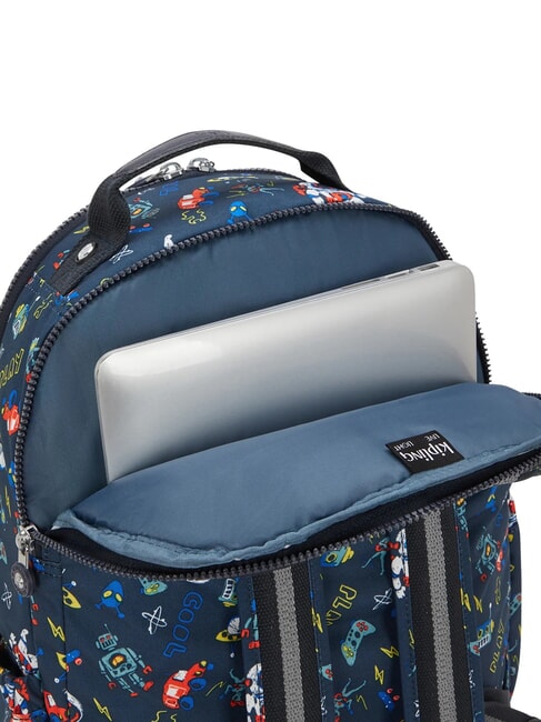 SEOUL LAP Sac &agrave; dos avec poche pour ordinateur portable 15" jeu spatial - Sacs &agrave; dos pour l'&Eacute;cole & les Loisirs