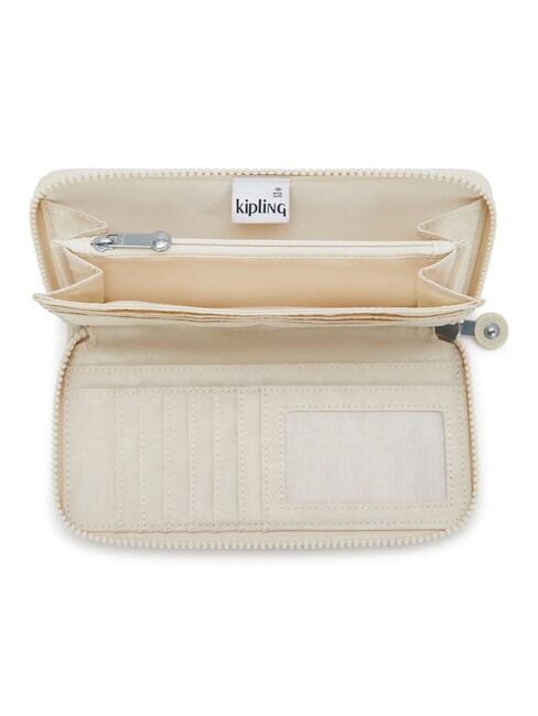 MONEY WORLD Portefeuille Zip Around cachette beige - Portefeuilles Femme