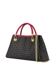 POLLINI HERITAGE  Sac &agrave; main avec bandouli&egrave;re laque noire - Sacs pour Femme - 2