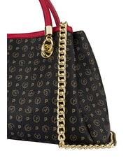POLLINI HERITAGE  Sac &agrave; main avec bandouli&egrave;re laque noire - Sacs pour Femme - 5