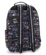 KIPLING SEOUL LAP Sac &agrave; dos avec poche pour ordinateur portable 15" patins fluo - Sacs &agrave; dos pour l'&Eacute;cole & les Loisirs - 2