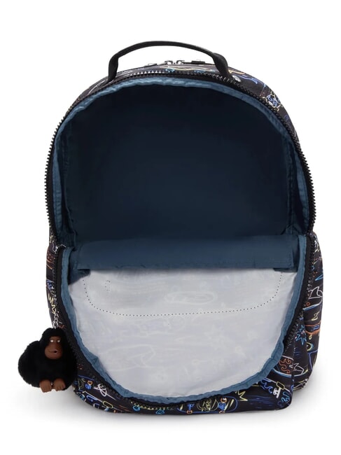 SEOUL LAP Sac &agrave; dos avec poche pour ordinateur portable 15" patins fluo - Sacs &agrave; dos pour l'&Eacute;cole & les Loisirs